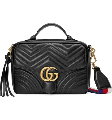 gucci 458488|gg marmont matelassé small bag.